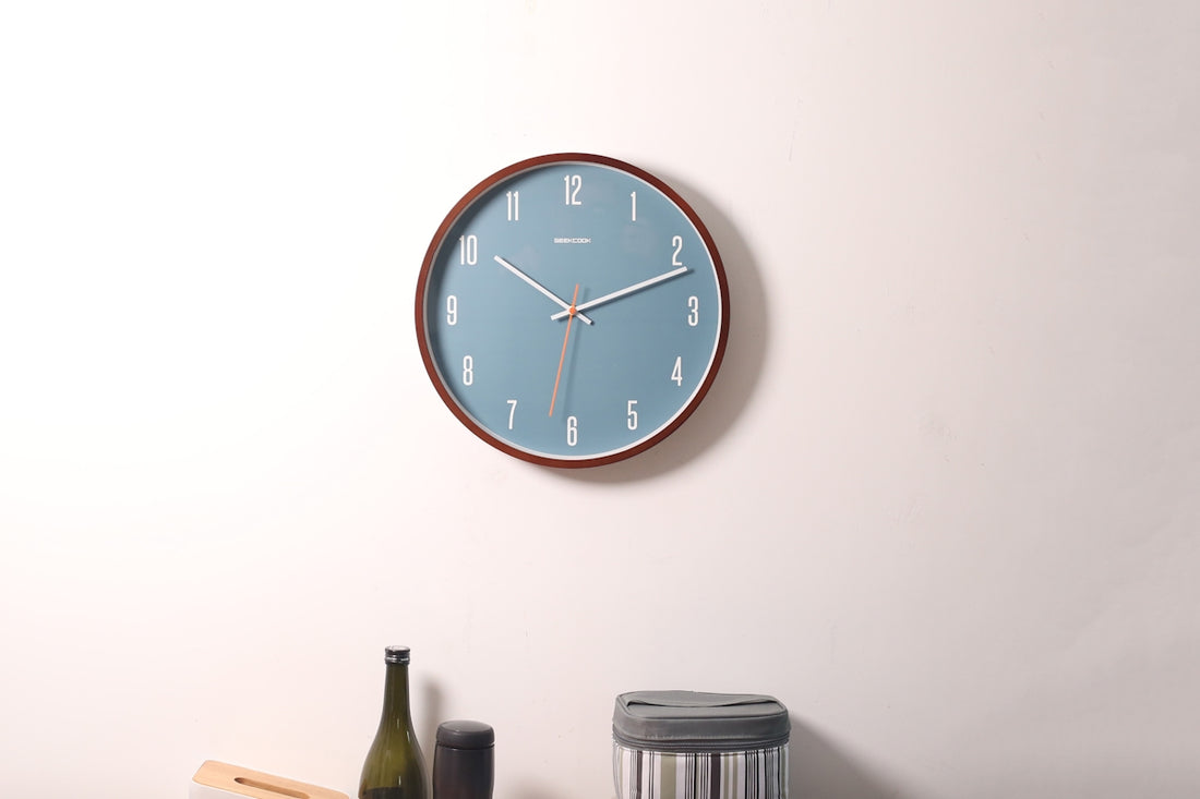 wall clock at 10:11 o'clock