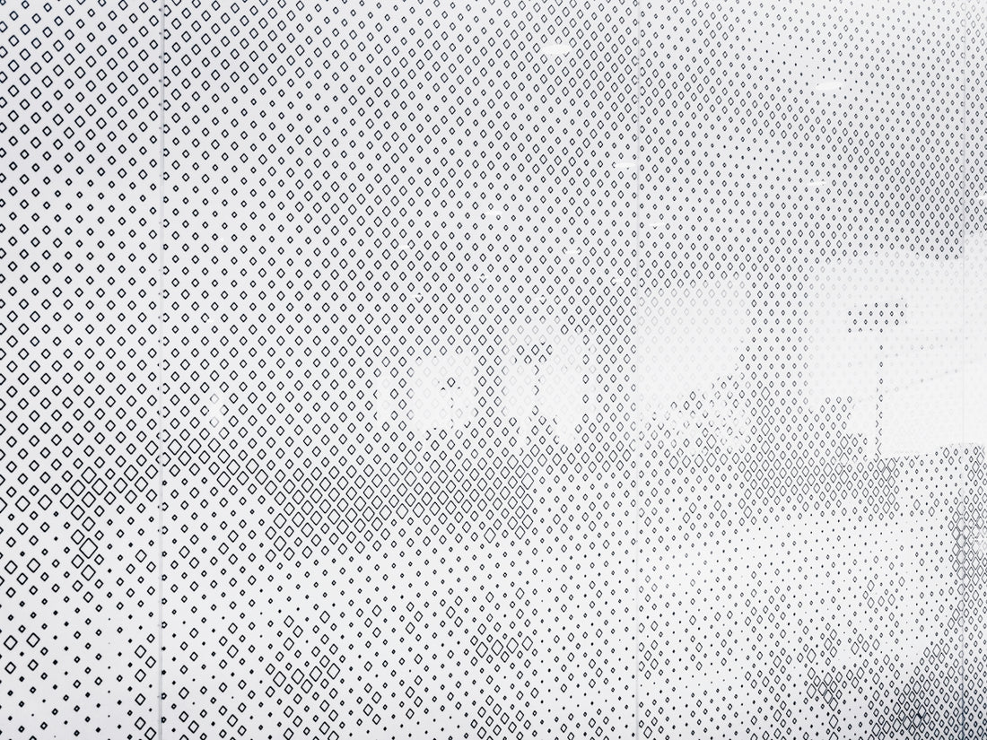 gray and white checkered textile