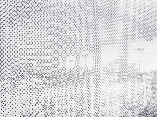 gray and white checkered textile