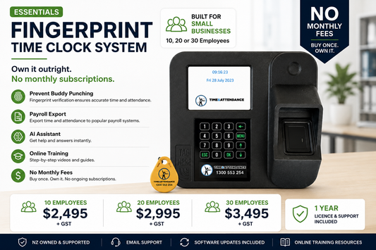 Essentials Fingerprint Time Clock System